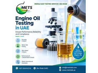 Engine Oil Testing Abu Dhabi for Automotive Oil Quality Analysis