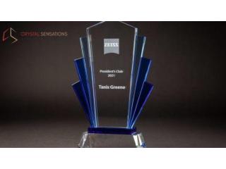 Subsurface Laser Engraving for Memorable Custom Trophies