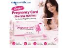 Order Pregnancy Card One-Step HCG Test for Home Pregnancy Testing 