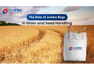 Jumbo Bag Manufacturer for Seed Handling India | Rishi FIBC