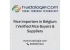 Rice Importers in Belgium | Verified Rice Buyers & Suppliers 