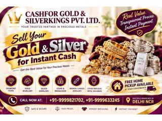 How Can Cash for Silver in Noida Help You Exchange Gold?