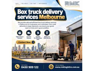 Box truck delivery services Melbourne | Last mile delivery services Melbourne