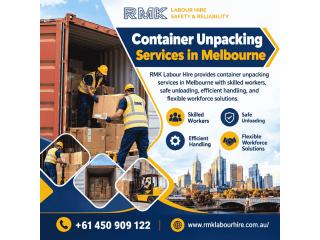 Container Unpacking Services in Melbourne
