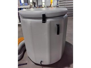 Portable round inflatable ice bath plunge tubs