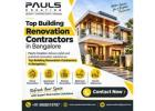 Top Building Renovation Contractors in Bangalore