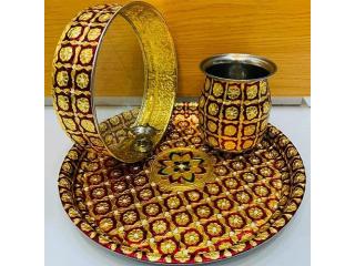 Designer Karwa Chauth Thali Manufacturers for Gifting