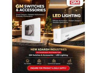GM Switches & Accessories and LED Lighting – New Adarsh Industries