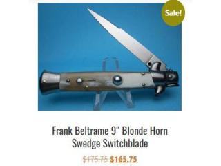 Find the extremely lightweight and compact Switchblade Knife available in two variants