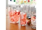 7-Piece Glass Pitcher and Drinkware Tumbler Set 