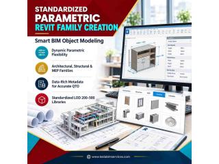 Standardized, Parametric Revit Family Creation services – New york