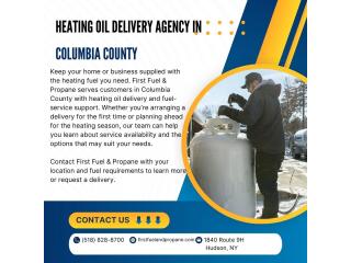 Heating Oil Delivery Agency in Columbia County | First Fuel & Propane