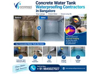 Concrete water tank waterproofing services in Bangalore