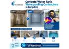 Concrete water tank waterproofing services in Bangalore