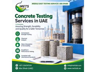 Concrete Testing Services Abu Dhabi for Reliable Material Evaluation