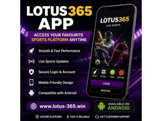 Lotus365 App – Access Your Favourite Sports Platform Anytime