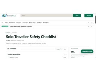 Solo Traveler Safety Checklist To Travel Smart, Safe, and Independent