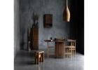 Nakashima Inspired Natural Wood Furniture