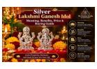 Shop Silver Lakshmi Ganesh Idol Online at Best Price | The Stardust Studio