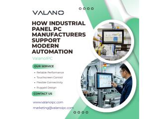 How Industrial Panel PC Manufacturers Support Modern Automation