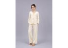 Buy Women’s V-Neck Cardigan with Wide Leg Pants Co-ord Set