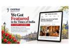 Chopras Indian Restaurant Featured in The Times of India: When Hospitality Goes Beyond the Food