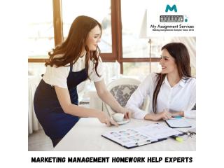 Marketing Management Homework Help Experts for Students