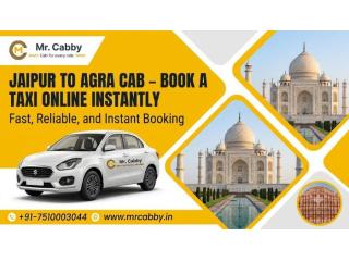 Book Jaipur to Agra Cab – Safe Journey