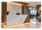 Reception Desk Vinyl Wrap Dubai – Upgrade Your Office Entrance