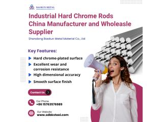 Industrial Hard Chrome Rods China Manufacturer and Wholeasle Supplier