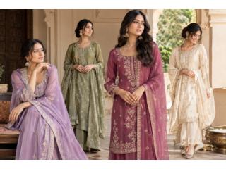 Latest Chikankari Suit Collection for Women | TheSoka