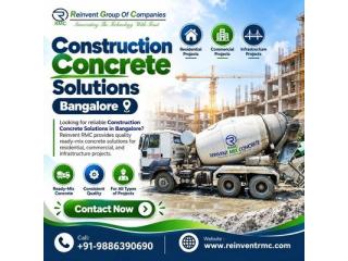 Construction Concrete Solutions Bangalore
