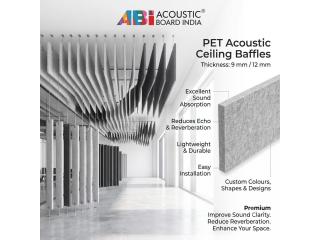 Acoustic Ceiling Baffle | Hanging Acoustic Baffles | ABI-Acoustic Board India®