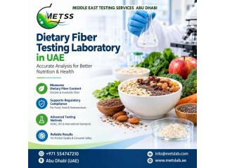 Dietary Fiber Testing Lab Abu Dhabi | Reliable Food Analysis