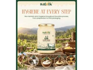 Satvik A2 Gir Cow Bilona Ghee – Hygienically Crafted, Traditionally Made