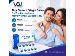 Buy Generic Viagra Online for Erectile Health and Men’s Wellness Support Today