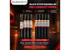 Black Stove Enamelled MS Conduit Pipes | GUPTA & N.A.I. Manufacturer