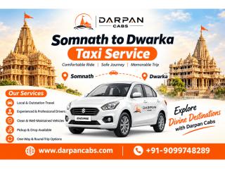 Somnath to Dwarka Taxi Service – Darpan Cabs
