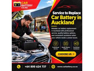 Service to Replace Car Battery in Auckland