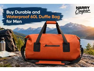 Buy Durable and Waterproof 60L Duffle Bag for Men