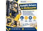 Forklift Drivers in Melbourne
