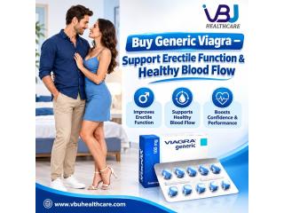 Generic Viagra Support Erectile Function & Healthy Blood Flow