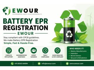 Battery Waste Management Registration – EPR Compliance Support