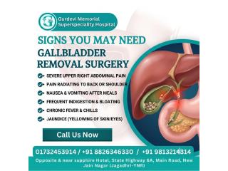 Gallbladder Removal Surgery in Jagadhri for Safe Recovery