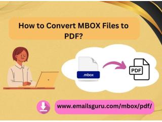EmailsGuru MBOX to PDF Converter
