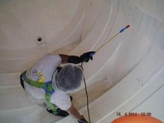 Overhead Water Tank Cleaning