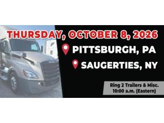Onsite Trailers Auction Burgettstown, PA / Saugerties, NY Oct. 2026