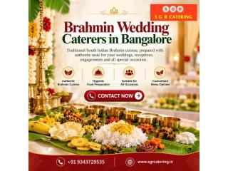 Brahmin Wedding Caterers in Bangalore