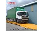 weighbridge manufacturers