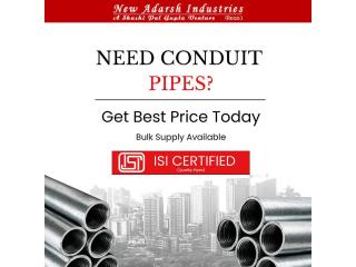 Conduit Pipes for Electrical Projects | MS & GI | GUPTA & N.A.I.